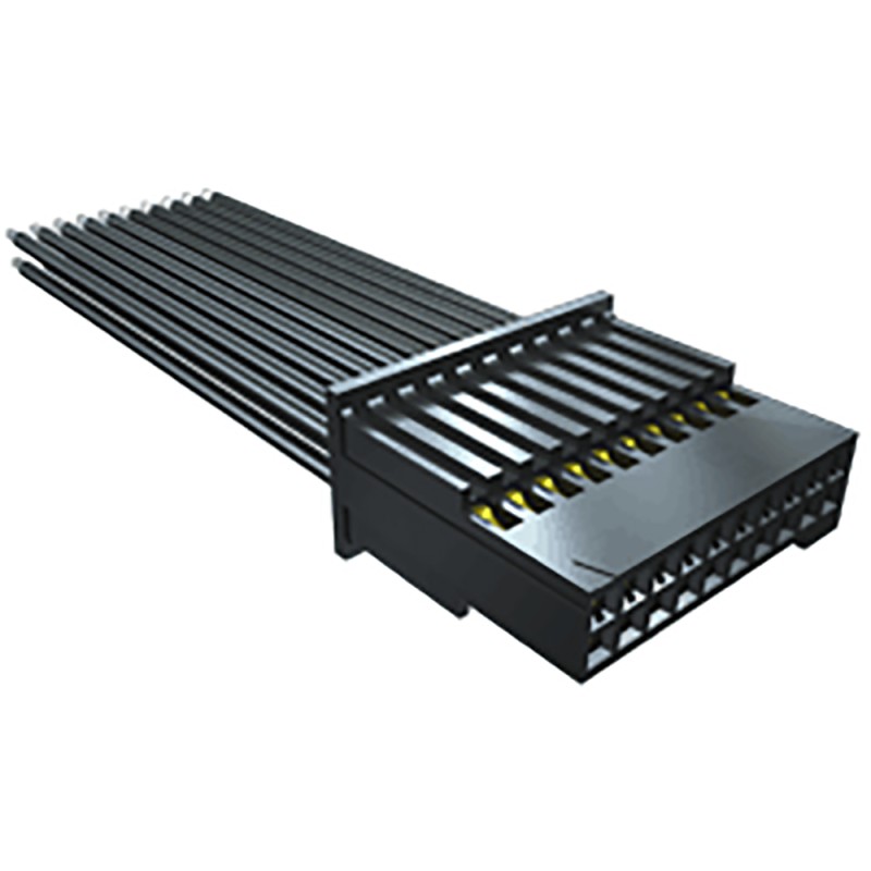 1 pcs - Samtec 20 Way Female Tiger Eye SFSD to 20 Way Male Tiger Eye SFSD Wire to Board Cable, 254mm