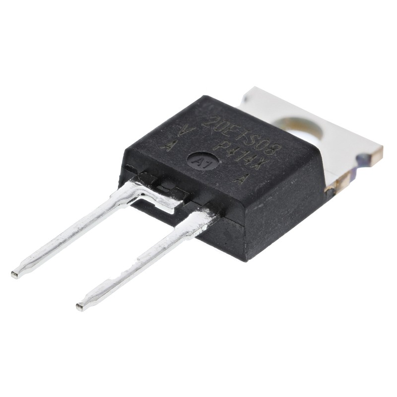 2 pcs - Vishay 800V 20A, Rectifier Diode, 2-Pin TO-220AC VS-20ETS08-M3