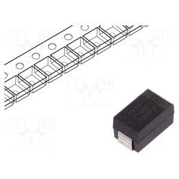 1 pcs x KEMET - T521X106M075ATE050 - Capacitor: tantalum-polymer, low ESR, 10uF, 75VDC, X, 2917, SMD