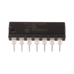 2 pcs - Microchip PIC16F1825-I/P, 8bit PIC Microcontroller, PIC16F, 32MHz, 14 kB Flash, 14-Pin PDIP