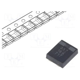 1 pcs x KEMET - T523H337M016APE070 - Capacitor: tantalum-polymer, low ESR, 330uF, 16VDC, H, 2924, SMD