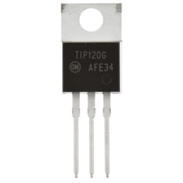 10 pcs - onsemi TIP120G NPN Darlington Transistor, 8 A 60 V HFE:1000, 3-Pin TO-220