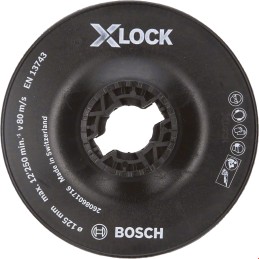 1 pcs - Bosch X-Lock, X-Lock Backing Pad, 125mm Diameter