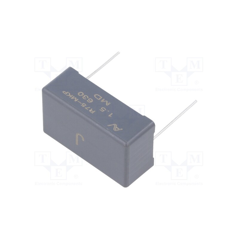 1 pcs x KEMET - R75PW415050L3J - Capacitor: polypropylene, 1.5uF, 41.5x15x24mm, THT, ±5%, 37.5mm