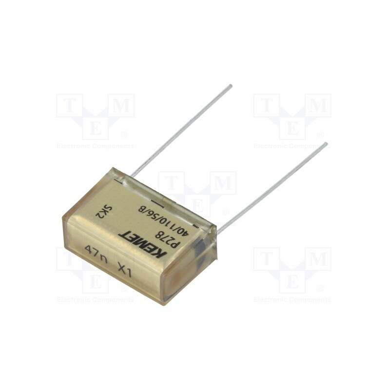 1 pcs x KEMET - P278CJ473M480A - Capacitor: paper, X1, 47nF, 480VAC, 20.3mm, ±20%, THT, P278, 1000VDC