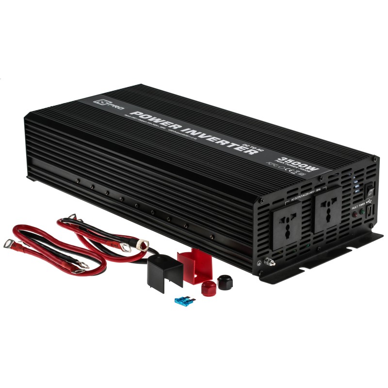 1 pcs - RS PRO Modified Sine Wave 3500W Power Inverter, 24V dc Input, 230V ac Output