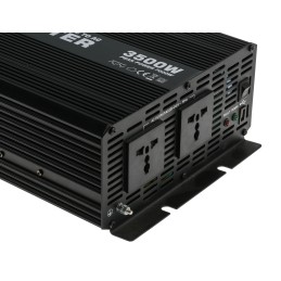 1 pcs - RS PRO Modified Sine Wave 3500W Power Inverter, 24V dc Input, 230V ac Output
