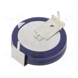 1 pcs x EATON ELECTRONICS - KR-5R5H155-R - Supercapacitor, THT, 1.5F, 5.5VDC, -20÷80%, Ø19x6.7mm, 30Ω
