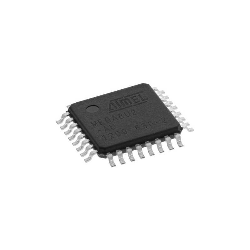 2 pcs - Microchip ATMEGA8U2-AU, 8bit AVR Microcontroller, ATmega, 16MHz, 8 kB Flash, 32-Pin TQFP