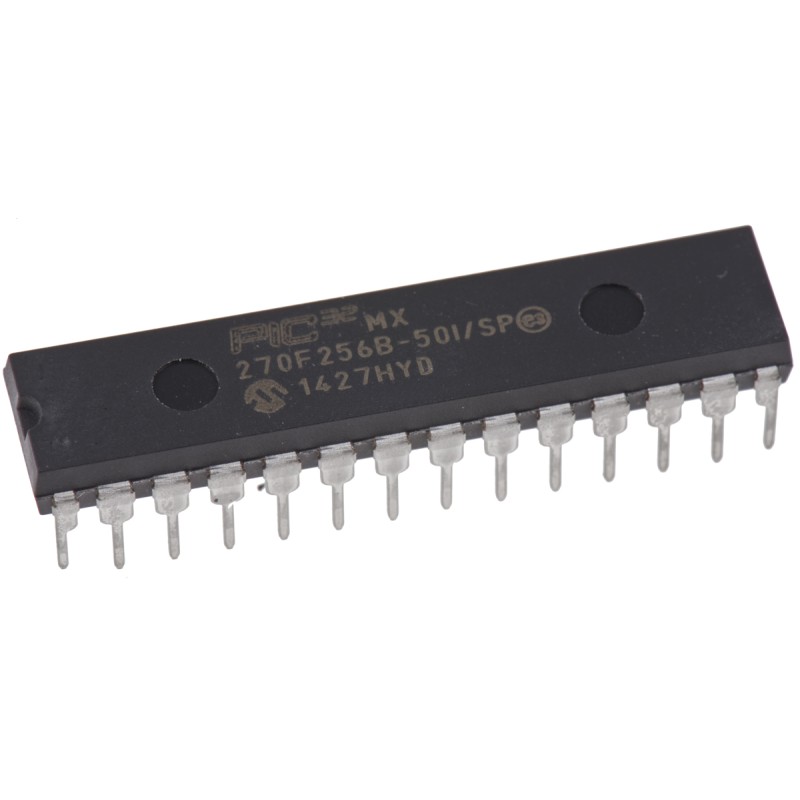 2 pcs - Microchip PIC32MX270F256B-50I/SP, 32bit PIC Microcontroller, PIC32MX, 50MHz, 256 kB Flash, 28-Pin SPDIP