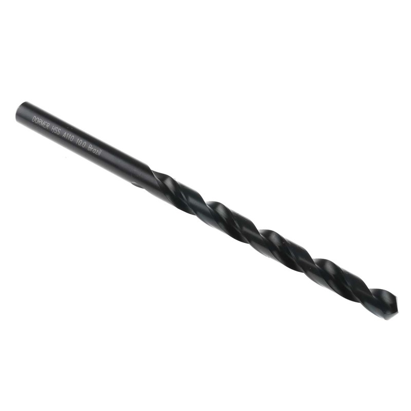 1 pcs - Dormer A110 Series HSS Twist Drill Bit, 10mm Diameter, 184 mm Overall