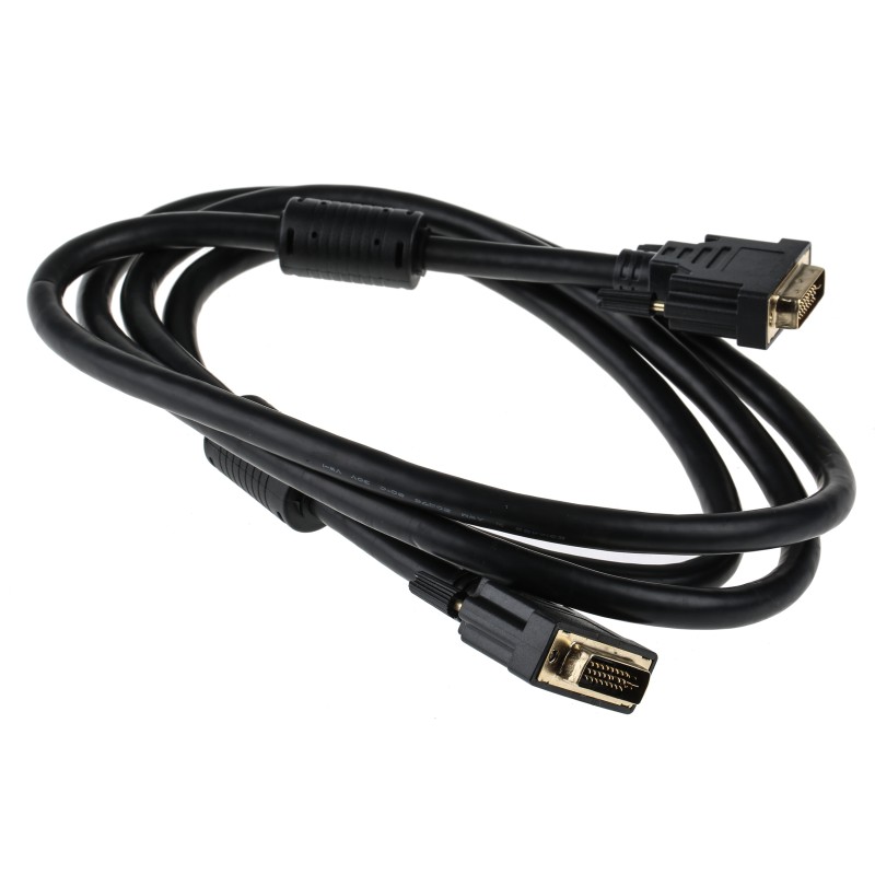 1 pcs - RS PRO, Male DVI-I Dual Link to Male DVI-I Dual Link Cable, 2m