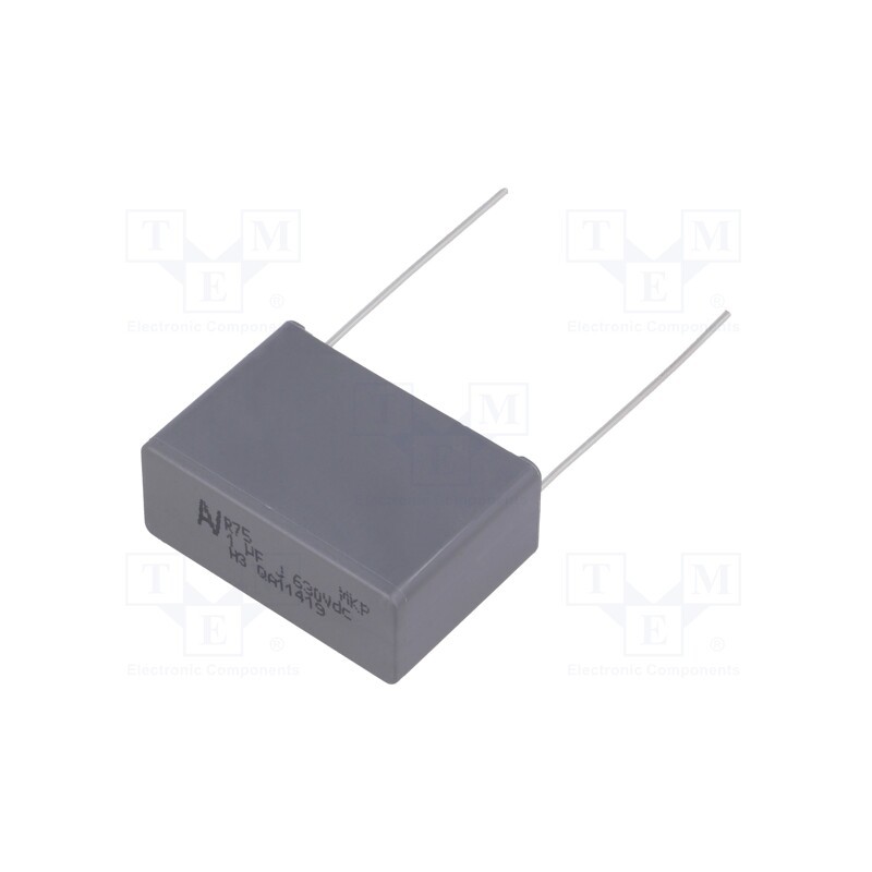 1 pcs x KEMET - R75PR41004030J - Capacitor: polypropylene, 1uF, 32x13x22mm, THT, ±5%, 27.5mm, 630VDC