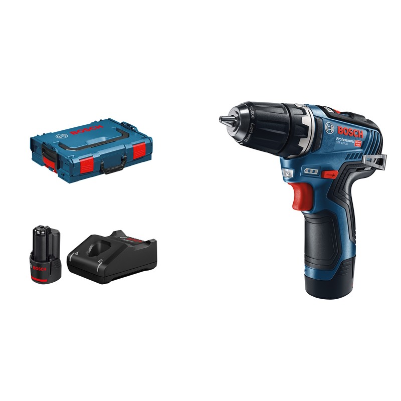 1 pcs - Bosch GSR 12V Cordless Drill Driver, Euro Plug