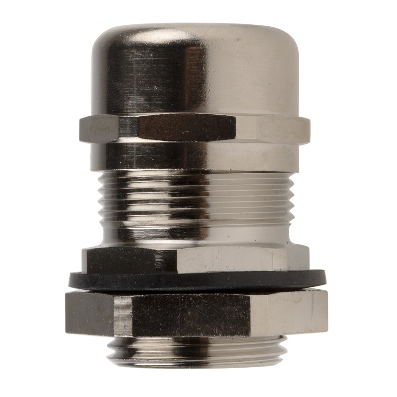 10 pcs - Alpha Wire FIT Series Metallic Metal Cable Gland, NPT 3/4in Thread, 13mm Min, 18mm Max, IP66, IP68
