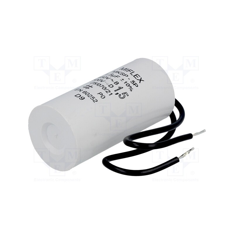 1 pcs x MIFLEX - I150V515K-G1 - Capacitor: motors, run, 1.5uF, 450V, Ø25x51mm, -25÷70°C, ±10%, 7