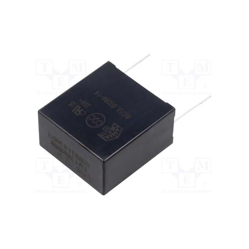 1 pcs x KEMET - R53BW48205000K - Capacitor: polypropylene, 8.2uF, 24x44x42mm, THT, ±10%, 25mm