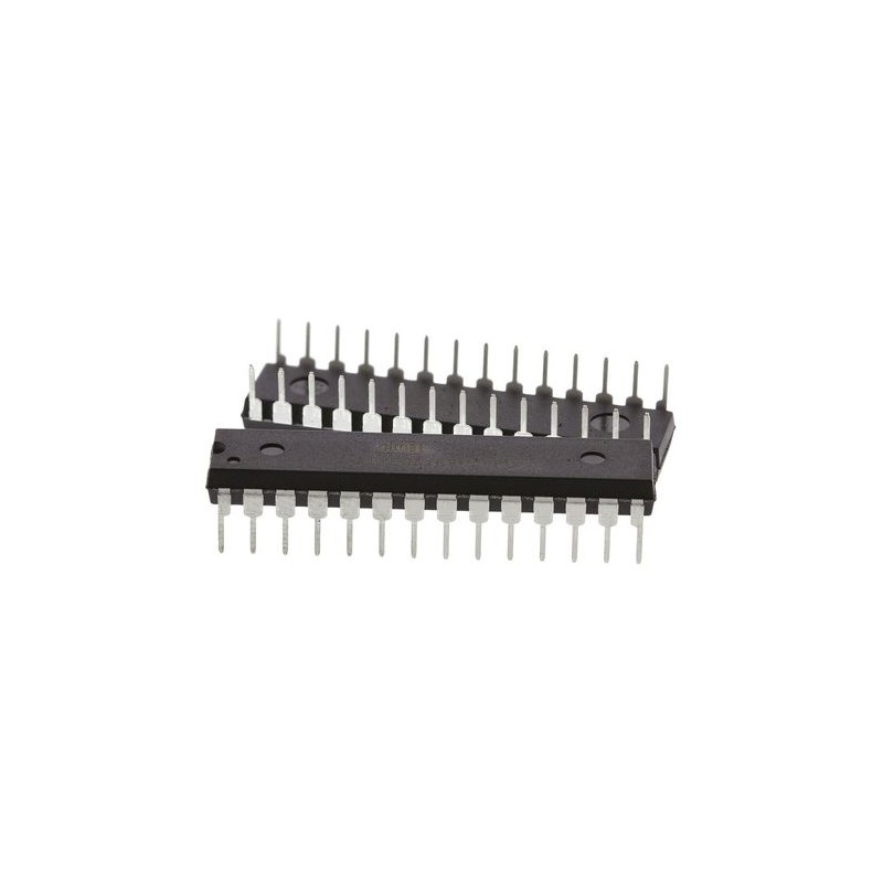 2 pcs - Microchip ATMEGA168PA-PU, 8bit AVR Microcontroller, ATmega, 20MHz, 16 kB Flash, 28-Pin PDIP