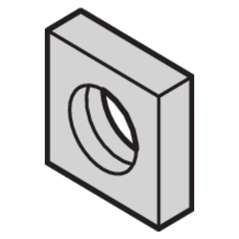 100 pcs - nVent SCHROFF Square Nuts