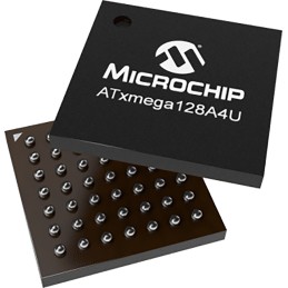 2 pcs - Microchip ATXMEGA128A4U-CU, 8bit AVR Microcontroller, ATmega, 32MHz, 128 kB Flash, 49-Pin VFBGA
