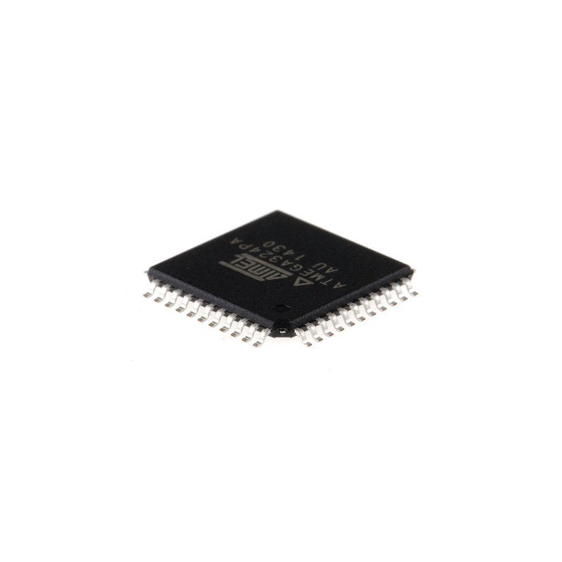2 pcs - Microchip ATMEGA324PA-AU, 8bit AVR Microcontroller, ATmega, 20MHz, 32 kB Flash, 44-Pin TQFP