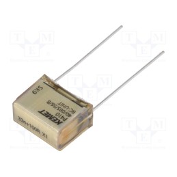 1 pcs x KEMET - P410QS333M300AH101 - Capacitor: paper, X1, 33nF, 300VAC, 15.2mm, ±20%, THT, P410, 1000VDC