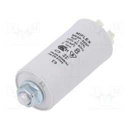 1 pcs x MIFLEX - I520U580K-F0Ż - Capacitor: for discharge lamp, 8uF, 250VAC, ±10%, Ø30x70mm, 6