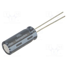 1 pcs x EATON ELECTRONICS - HS0820-3R8256-R - Supercapacitor, THT, 25F, 3.8VDC, ±20%, Body dim: Ø8.5x22mm, 650mΩ