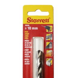 1 pcs - Starrett KBAR Series HSS Twist Drill Bit, 10mm Diameter, 133 mm Overall