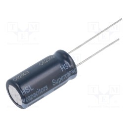 1 pcs x EATON ELECTRONICS - HSL1020-3R8506-R - Supercapacitor, THT, 50F, 3.8VDC, ±20%, Body dim: Ø10.5x22mm, 450mΩ