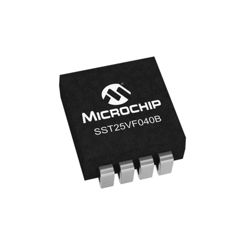 10 pcs - Microchip 4Mbit SPI Flash Memory 8-Pin SOIC, SST25VF040B-50-4C-S2AF