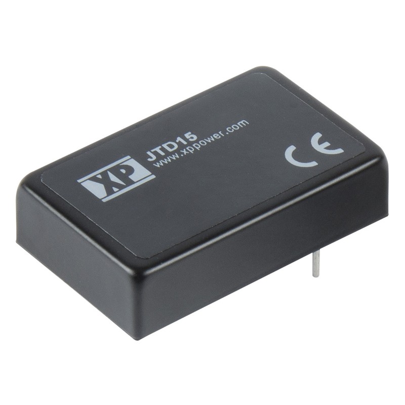 1 pcs - XP Power JTD15 DC-DC Converter, 5V dc/ 3A Output, 9 - 36 V dc Input, 15W, Through Hole, +100°C Max Temp -40°C