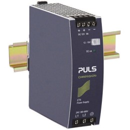 1 pcs - PULS DIMENSION C-Line Switch Mode DIN Rail Power Supply, 380 - 480V ac ac Input, 12V dc dc Output, 8A Output, 96W