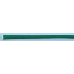 3 pcs - RS PRO Braided Acrylic Fibreglass Green Cable Sleeve, 4mm Diameter, 5m Length