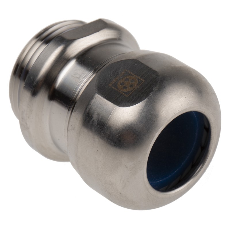 5 pcs - Lapp SKINTOP Series Metallic Stainless Steel Cable Gland, M25 Thread, 9mm Min, 17mm Max, IP68, IP69