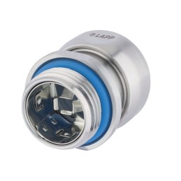 5 pcs - Lapp SKINTOP Series Metallic Stainless Steel Cable Gland, M25 Thread, 9mm Min, 17mm Max, IP68, IP69