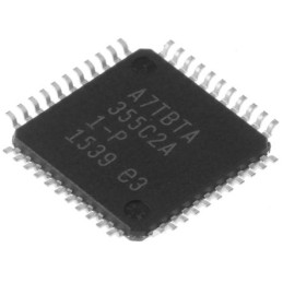 2 pcs - Microchip ATMEGA164P-20AU, 8bit AVR Microcontroller, ATmega, 20MHz, 16 kB Flash, 44-Pin TQFP