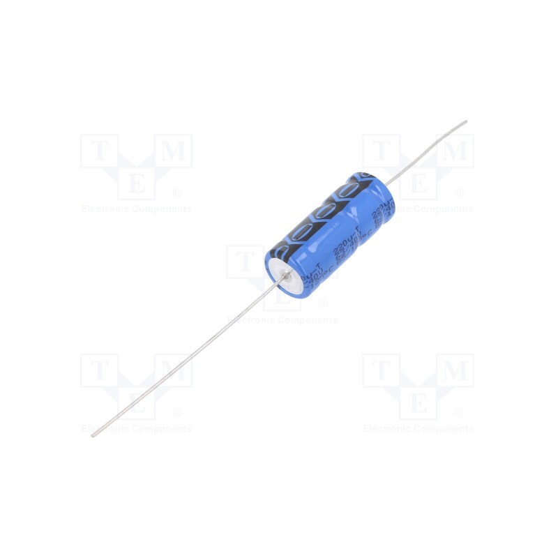 1 pcs x VISHAY - MAL211917221E3 - Capacitor: electrolytic, THT, 220uF, 40VDC, Ø12.5x30mm, ±20%, 8000h