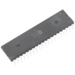 2 pcs - Microchip AT89S51-24PU, 8bit 8051 Microcontroller, AT89, 24MHz, 4 kB Flash, 40-Pin PDIP