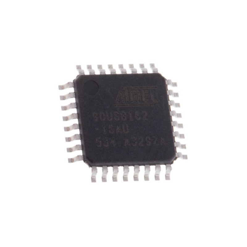 2 pcs - Microchip AT90USB162-16AU, 8bit AVR Microcontroller, AT90, 16MHz, 16 kB Flash, 32-Pin TQFP