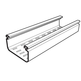 6 pcs - Cablofil International Perforated Cable Tray, PVC 3m x 150 mm x 50mm