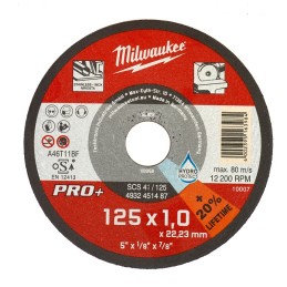 1 pcs - Milwaukee Cutting Disc, 125mm x 1mm Thick