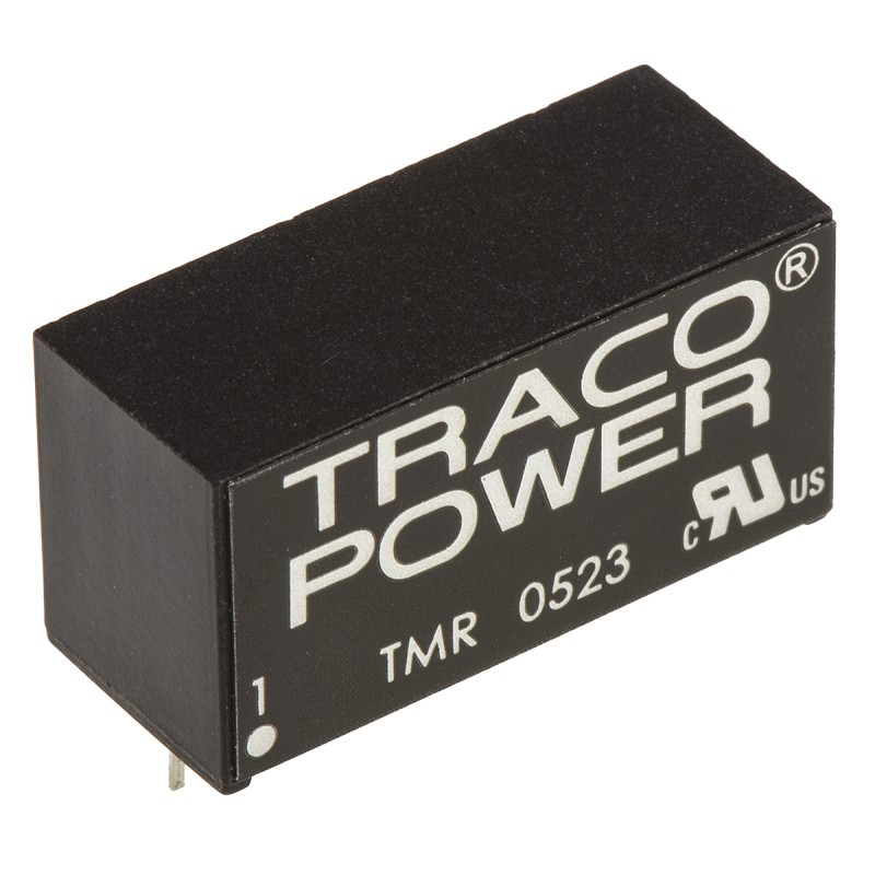 1 pcs - TRACOPOWER TMR 2 DC-DC Converter, ±15V dc/ ±65mA Output, 4.5 - 9 V dc Input, 2W, Through Hole, +85°C Max Temp