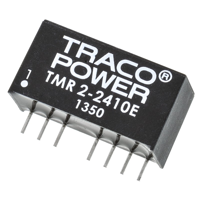 1 pcs - TRACOPOWER TMR 2E DC-DC Converter, 3.3V dc/ 500mA Output, 18 - 36 V dc Input, 2W, Through Hole, +85°C Max Temp