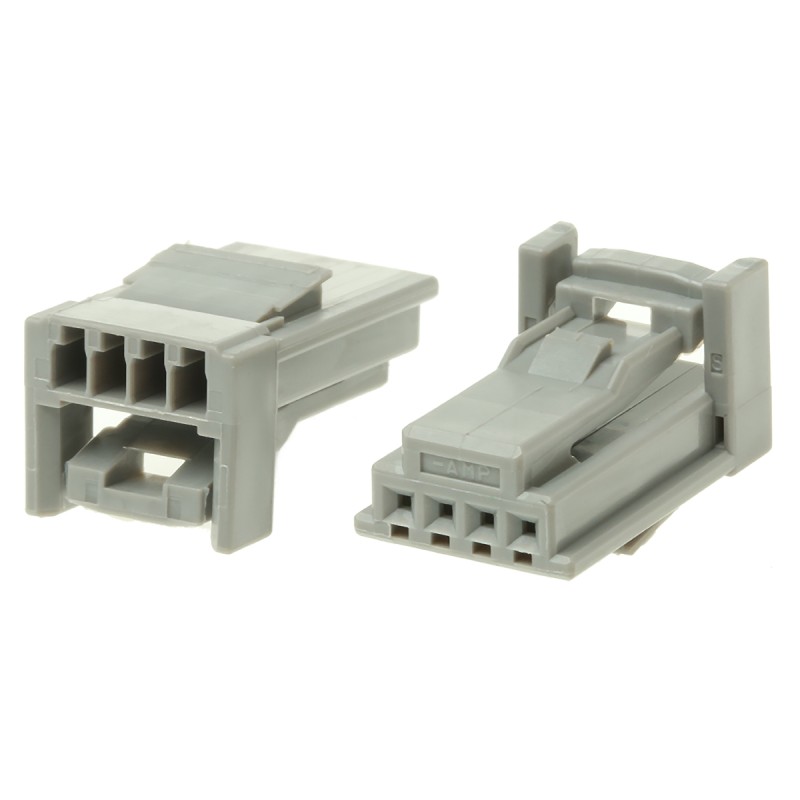 50 pcs - TE Connectivity, MULTILOCK 025 Male Connector Housing, 2.2mm Pitch, 4 Way, 1 Row