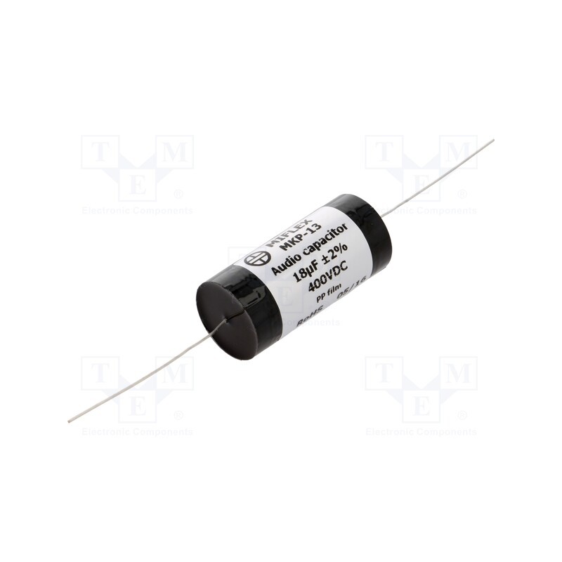 1 pcs x MIFLEX - MKP13G618G-B - Capacitor: polypropylene, 18uF, 400VDC, ±2%, Ø28.8x62mm, -25÷85°C