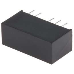 1 pcs - Murata Power Solutions NMH DC-DC Converter, ±12V dc/ ±83mA Output, 4.5 - 5.5 V dc Input, 2W, Through Hole, +85°C