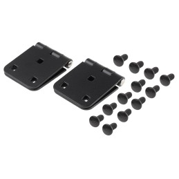 1 Bag of 2 - RS PRO Black Steel Cabinet Lock