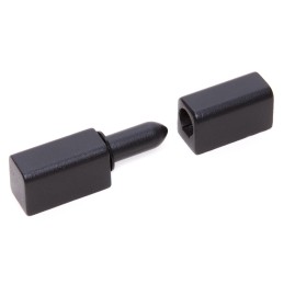 1 Bag of 2 - RS PRO Die Cast Zinc Barrel Hinge with a Lift-off Pin, Screw Fixing, 63mm x 15mm x 17.5mm