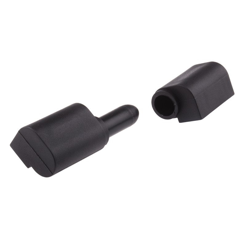 1 Bag of 2 - RS PRO Thermoplastic Barrel Hinge with a Lift-off Pin, Screw Fixing, 83mm x 28mm x 22mm